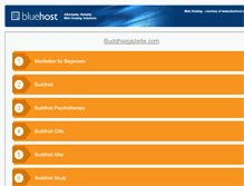 Tablet Screenshot of buddhistgazette.com